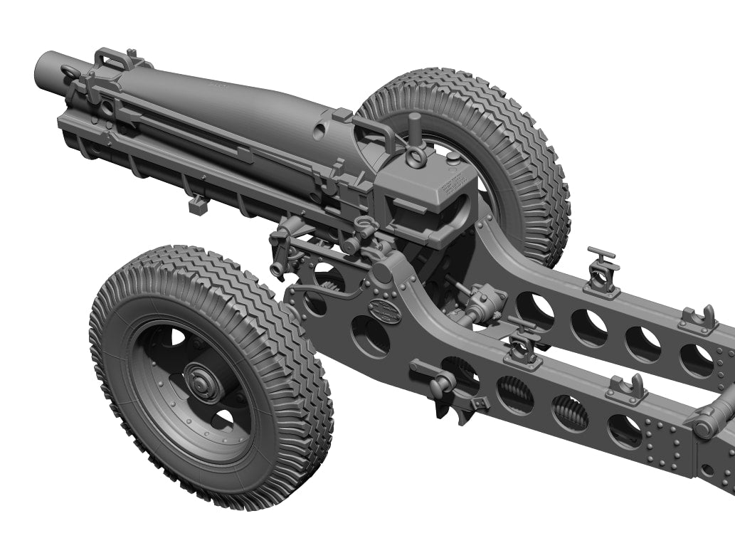 H3 Models 16067 1/16 WW2 M1A1 Howitzer 75mm