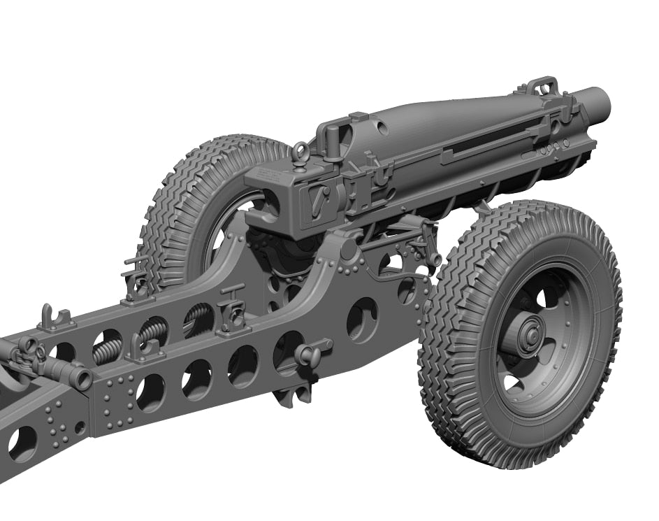 H3 Models 16067 1/16 WW2 M1A1 Howitzer 75mm