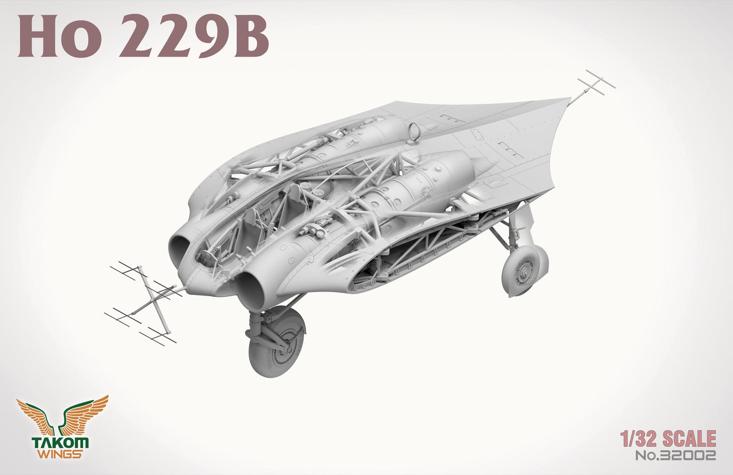 Takom Wings 32002 1/32 H229B Horten Flying Wing Two Seater