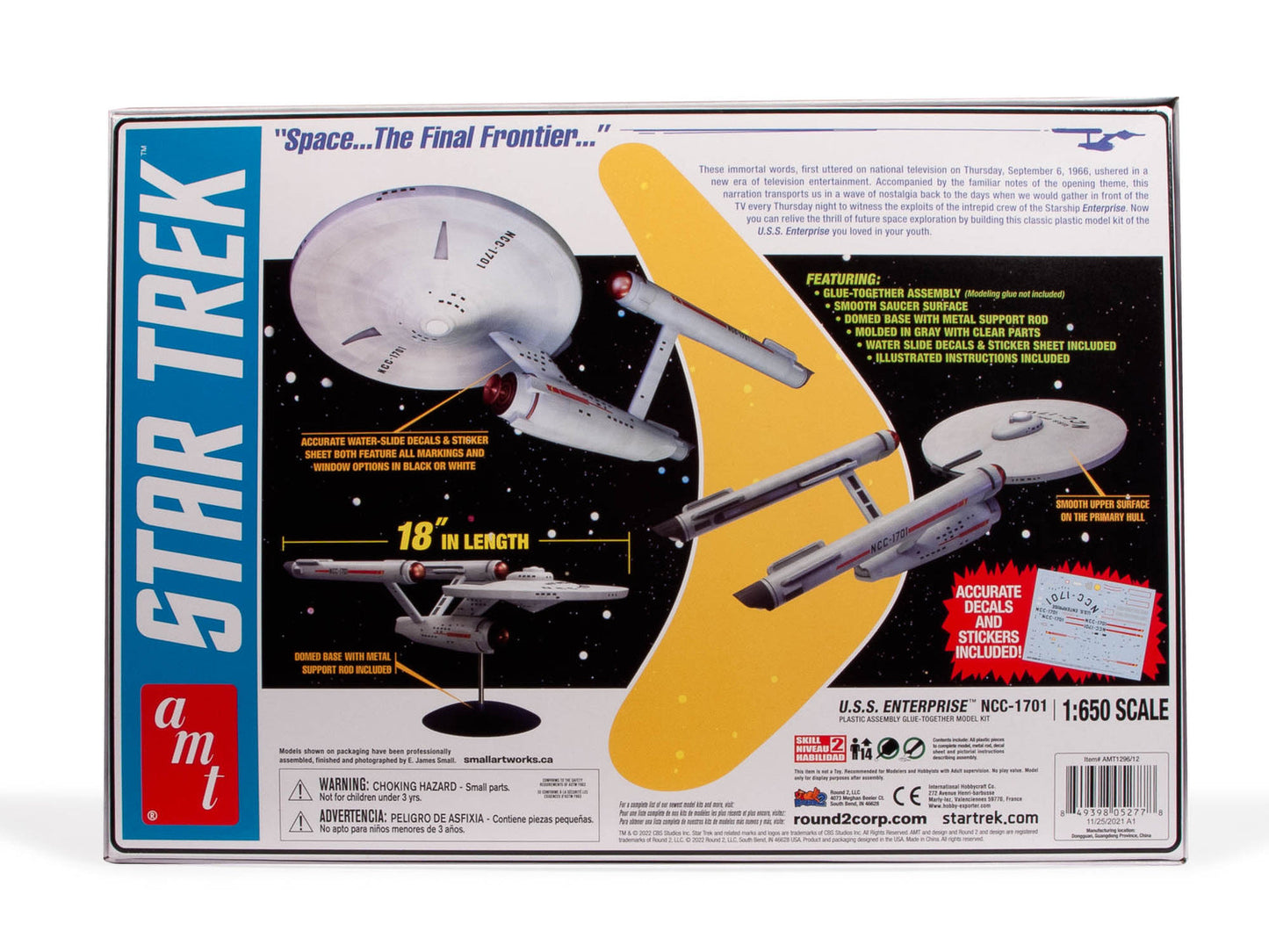 AMT 1296 1/650 STAR TREK CLASSIC U.S.S. ENTERPRISE