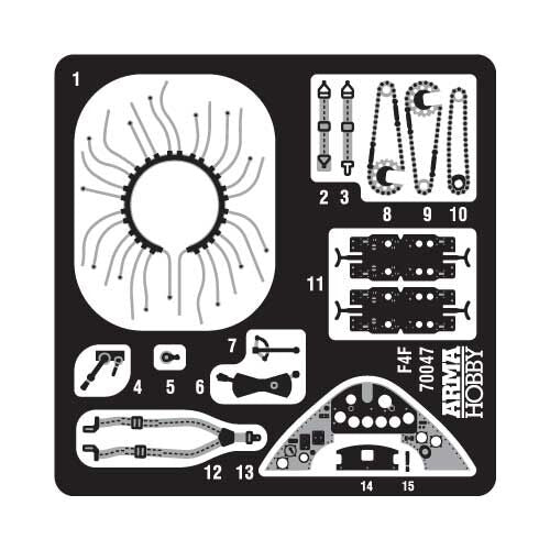 ARMA 70047 1/72 F4F-4 Wildcat - Expert Set