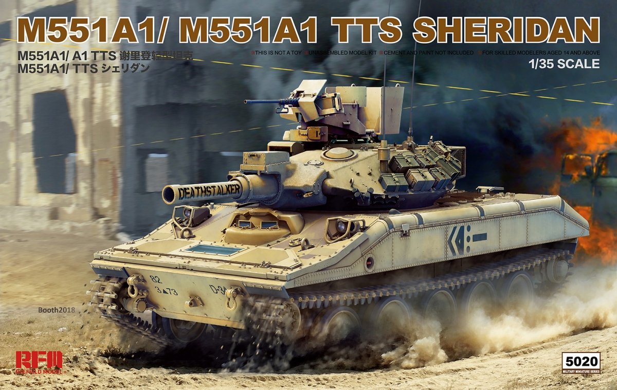 Rye Field Model 5020 1/35 M551A1/M551A1 TTS Sheridan