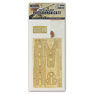 FlyHawk W70081 1/700  WWII USS Pittsburgh CA72 (for Trumpeter 05726) Wooden Deck