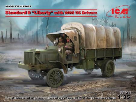ICM 35653 1/35 Standard B Liberty with WWI US Drivers