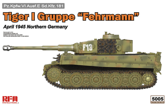 Rye Field Model 5005 1/35 Tiger I Gruppe Fehrmann April 1945